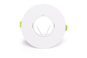 Integral inbouwspot Wit rond kantelbaar | zaagmaat 7-10cm..., Ophalen of Verzenden, Nieuw