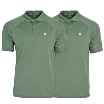 Donnay Donnay Heren - 2-Pack - Sport Polo Bjorn - Jungle, Verzenden, Nieuw