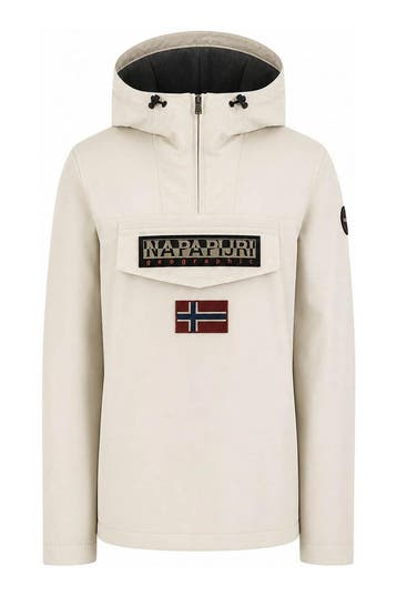 Napapijri Jas in maat M Wit, Kleding | Dames, Jassen | Winter, Napapijri, Verzenden, Zo goed als nieuw, Wit