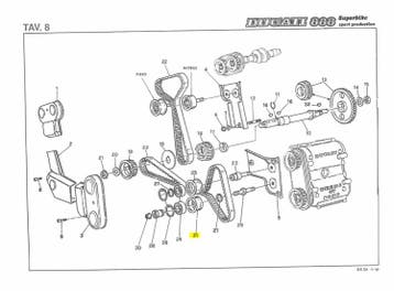 Ducati BUSHING - 45110071B Superbike, Motoren, Verzenden, Nieuw