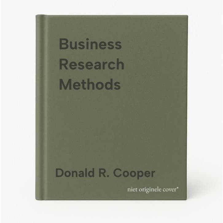 Business Research Methods - Donald R. Cooper 9780077157487, Boeken, Taal | Engels, Gelezen, Verzenden