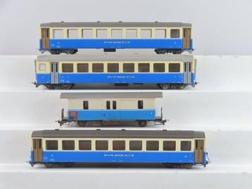 Bemo H0m - o.a. 3267/3290/2265 021 - Modeltrein, Nieuw