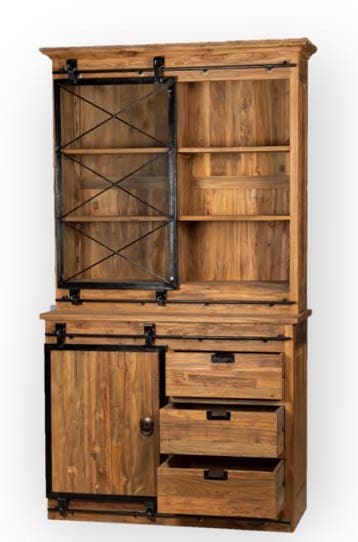 Vitrinekast  van gerecycled  teak meerdere modellen  van, Nieuw