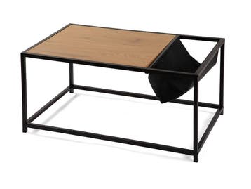 Salontafel met Opbergruimte 99x60 cm - Capsa, 50 tot 100 cm, Verzenden, Nieuw, 50 tot 100 cm