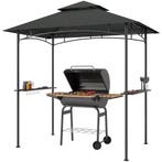 TRUUSK Grillpaviljoen Met LED 240 x 150 x 258 cm - Waterafst, Verzenden
