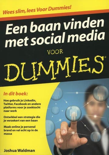 Een baan vinden met social media voor Dummies / Voor Dummies, Verzenden, Zo goed als nieuw, Joshua Waldman
