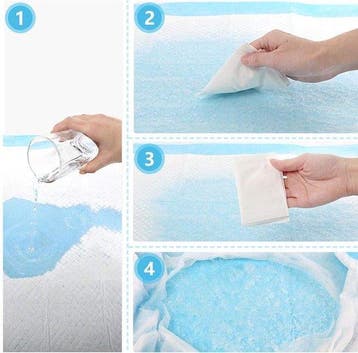 Puppy Training Pads - 90x60 cm - 120 stuks - Nobleza, Dieren en Toebehoren, Verzenden, Zo goed als nieuw