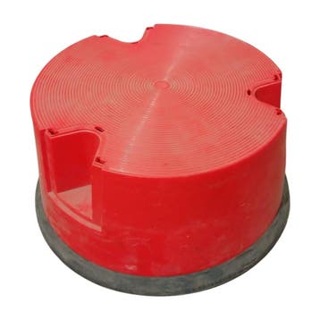Opstap krukje, 22 cm hoog, met zwenkwieltjes, gebruikt, Ophalen of Verzenden, Gebruikt