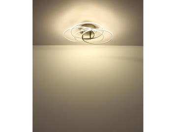 Globo KOMBOS - plafonniere - LED - Ø 52cm - staal - 4650, Huis en Inrichting, Lampen | Plafondlampen, Verzenden, Nieuw