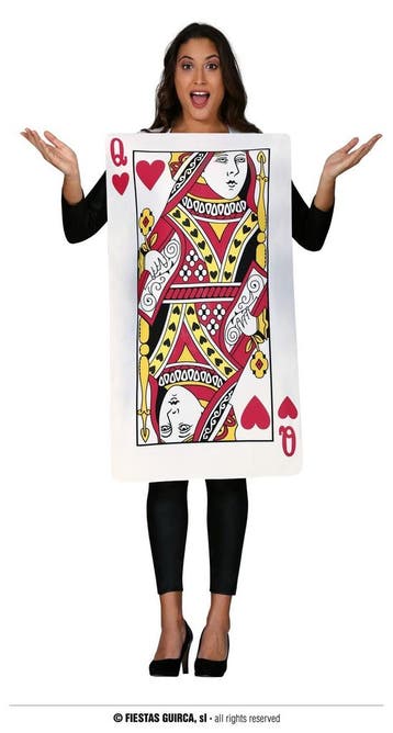 Kaart Hartenvrouw Koningin kostuum, Kleding | Dames, Ophalen of Verzenden, Nieuw
