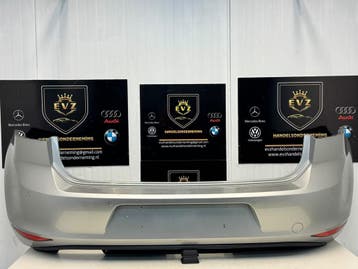 Achterbumper VW Golf 7/VII AUA  GTE bj.2015 grijs LB7W, Gebruikt, Achter, Volkswagen, Bumper