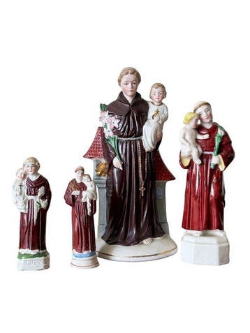 sculptuur, Heilige Antonius van Padua met kindje Christus en