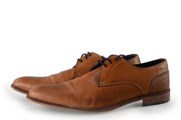 Manfield Veterschoenen in maat 44 Cognac, Kleding | Heren, Schoenen, Manfield, Overige kleuren, Verzenden, Zo goed als nieuw