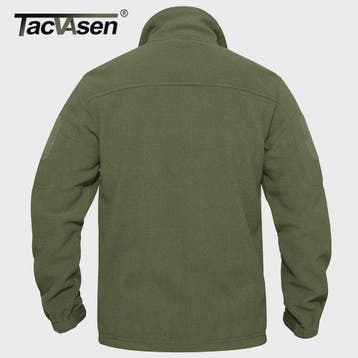 TACVASEN Heren Fleece Jas - Warm, Winddicht & Praktisch met, Verzenden, Nieuw