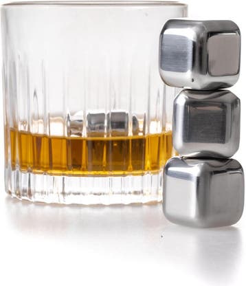 Jay Hill whiskey stenen RVS 4 stuks, Verzenden, Nieuw