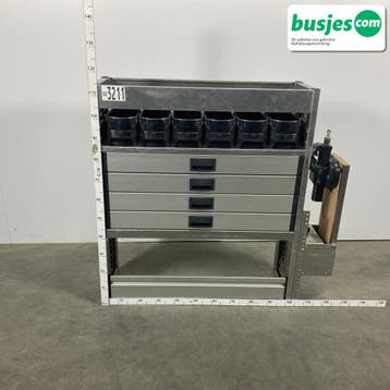 Aluca bedrijfswageninrichting 1005x320x1150mm (3211), Ophalen of Verzenden