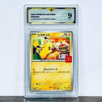 Pokémon Graded card - Pikachu 020 – Pokémon - GG 9, Nieuw