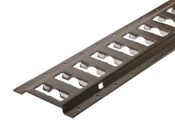 Bindrail Combi RVS Sleufgat + Rond Gat - 3 meter, Verzenden, Nieuw
