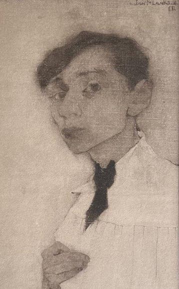 Jan Mankes (1889-1920) - Zelfportret