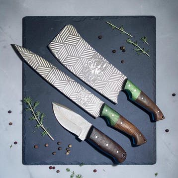 Hand-Forged with Old Steel, Pro Vintage Style Knives_Best