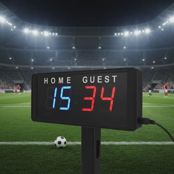Professioneel LED Scorebord met Timer & Afstandsbediening -, Sport en Fitness, Verzenden, Nieuw
