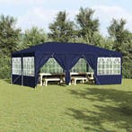 vidaXL Partytent Blauw 600 x 400 x 266 cm Polyetheen, Tuin en Terras, Partytenten, Verzenden, Nieuw, Partytent