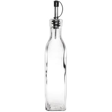 Olie-/Azijnflessen | Glas | 0.25L | 6 Stuks | 50x50x260(h)mm, Verzenden, Nieuw in verpakking
