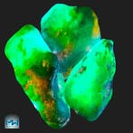 Colombiaanse smaragden (groene variëteit van beriel) Ruwe