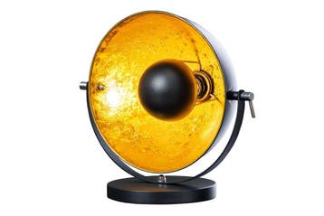 Tafellamp STUDIO 40cm zwart goud - 37140, Ophalen of Verzenden, Nieuw