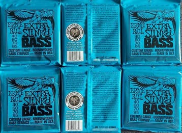 Ernie Ball 2835 extra slinky + 2833 hybrid slinky - 6 sets, Nieuw