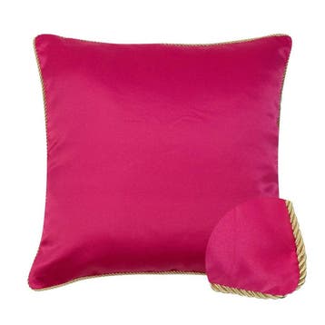 kussen satijn fuchsia 45x45cm, Verzenden, Nieuw