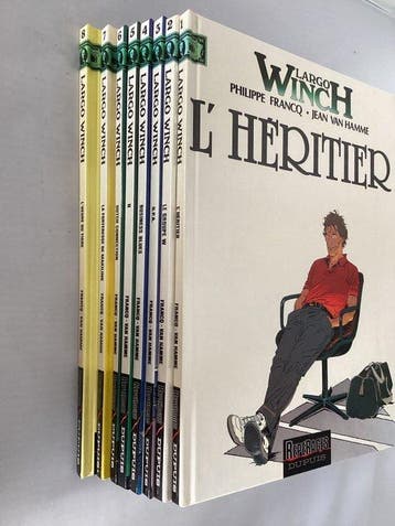 Largo Winch T1 à T8 - 8x C - 8 Album - Eerste druk -, Boeken, Nieuw