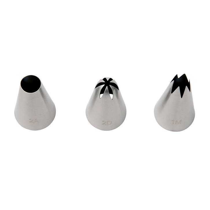 BrandNewCake Decoratie Spuitmondjes Set/3 (1M, 2D, 2A), Hobby en Vrije tijd, Taarten en Cupcakes maken, Nieuw, Verzenden