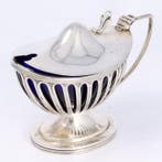 William Hutton & Sons - Mosterdpot - Pot - .925 zilver