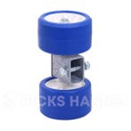 Rollenset 2 kunststof rollen 70x120 mm op kantelblokje 30 mm, Ophalen of Verzenden, Nieuw