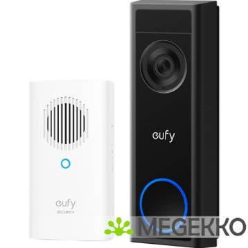 Eufy Video Doorbell C31+Chime Zwart, Huis en Inrichting, Verzenden, Nieuw