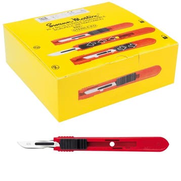 Swann-Morton intrekbare veiligheidsscalpel, nr. 10, steriel, Verzenden, Nieuw