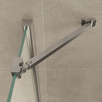 BWS Kwartronde Douchecabine 90x90 cm met 2 deuren 8mm NANO, Ophalen of Verzenden, Nieuw, Chroom, Douche