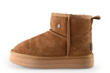 Warmbat Boots in maat 37 Cognac, Kleding | Dames, Schoenen, Overige kleuren, Verzenden, Overige typen, Zo goed als nieuw