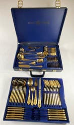 Solingen - Bestekset (70) - Verguld, Antiek en Kunst