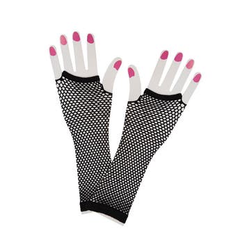 Net Handschoenen Zwart, Verzenden, Nieuw, Feestartikel