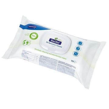 Bacillol® 30 Sensitive Green Tissues - 120 doekjes, Verzenden, Nieuw