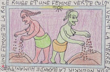 Frédéric Bruly-Bouabré (1923-2014) - Working