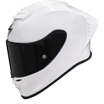 Scorpion EXO-R1 Evo Air FIM Racing #1 Solid Parel Wit, Motoren, Kleding | Motorhelmen, Integraalhelm, Nieuw met kaartje, Overige merken