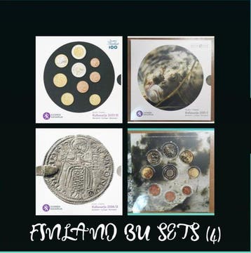 Finland. Year Set (BU) 2017/2018 (4 sets) (Zonder