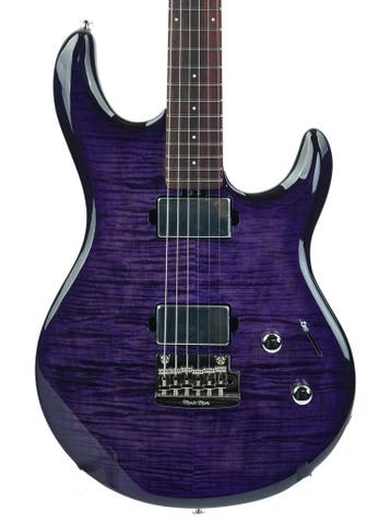 Music Man Luke 4 HH Maple Top Purple Slushie (Instrument), Ophalen of Verzenden, Nieuw, Solid body