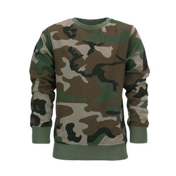 Kinder sweater - Woodland Camouflage - Maat 92, Verzenden, Nieuw
