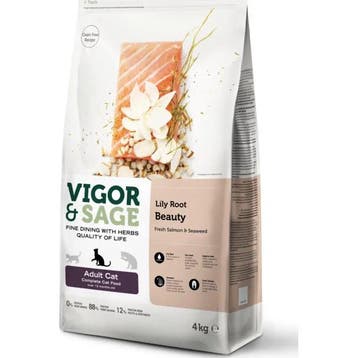Vigor&Sage Kattenvoer Beauty Lily Root 4 kg, Verzenden, Kat