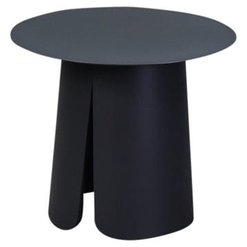 Barolo bijzettafel 45cm rond H39cm aluminium antraciet, Ophalen of Verzenden, Nieuw, Aluminium