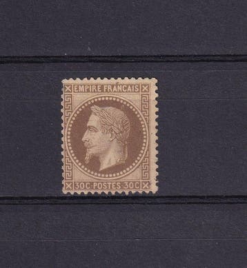 Frankrijk 1867 - côte 1300€, Napoléon 30c bruin - Yvert n°30, Gestempeld